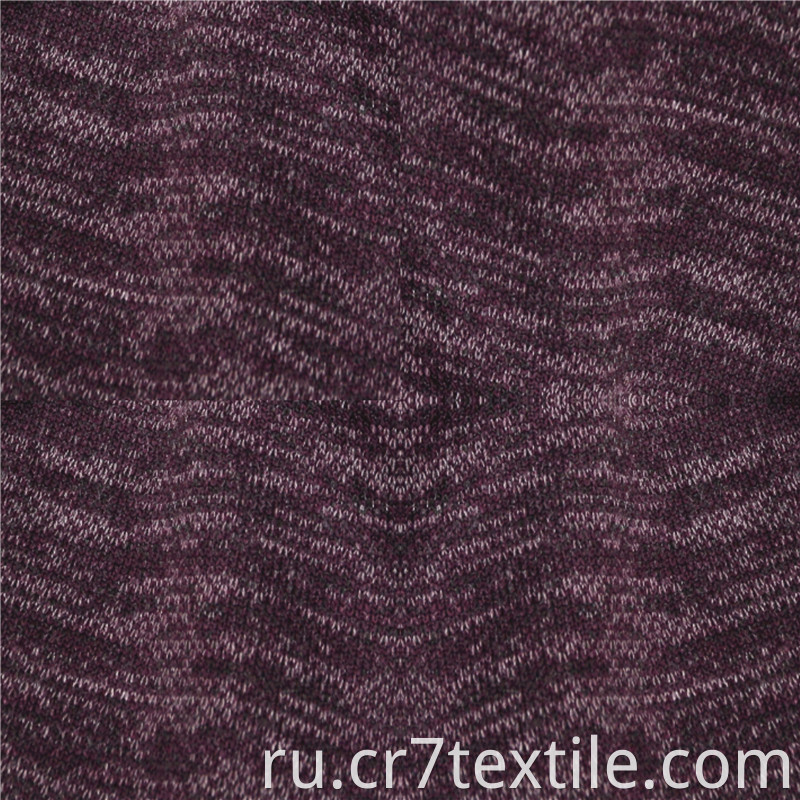 Breathable 4 Way Spandex Dyed Coarse Knitted Jersey Fabric